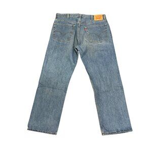 Levis 505 Regular Fit Mens Jeans Size W38 L30 Blue